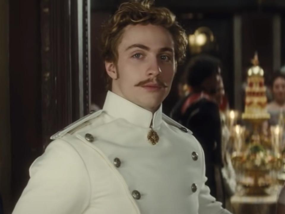 Aaron Taylor-Johnson in "Anna Karenina."