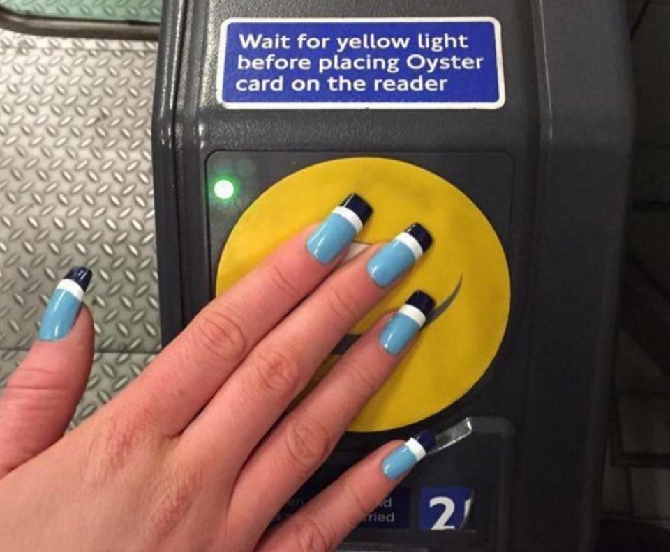 LOVE: A fashion student created acrylic nails with a secret tech twist