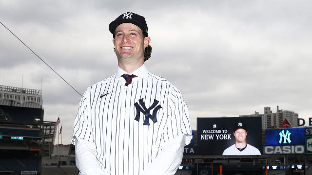 Farewell, facial hair; hello, New York: Gerrit Cole introduced as