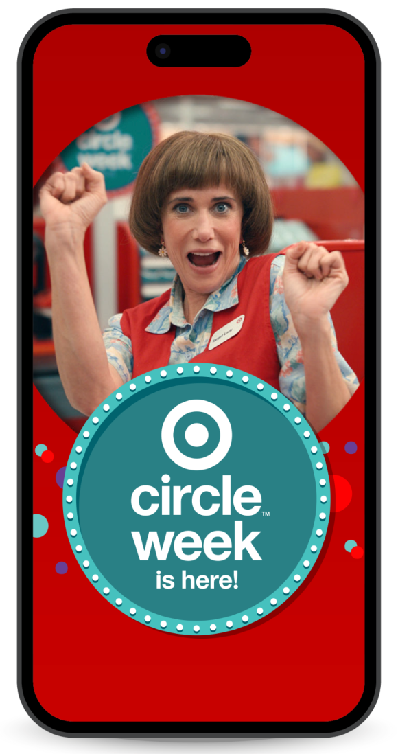 Kristen Wiig is back on the job as Target Lady, her "Saturday Night Live" character, in an advertising campaign for Target Circle Week, to be held April 7-13.