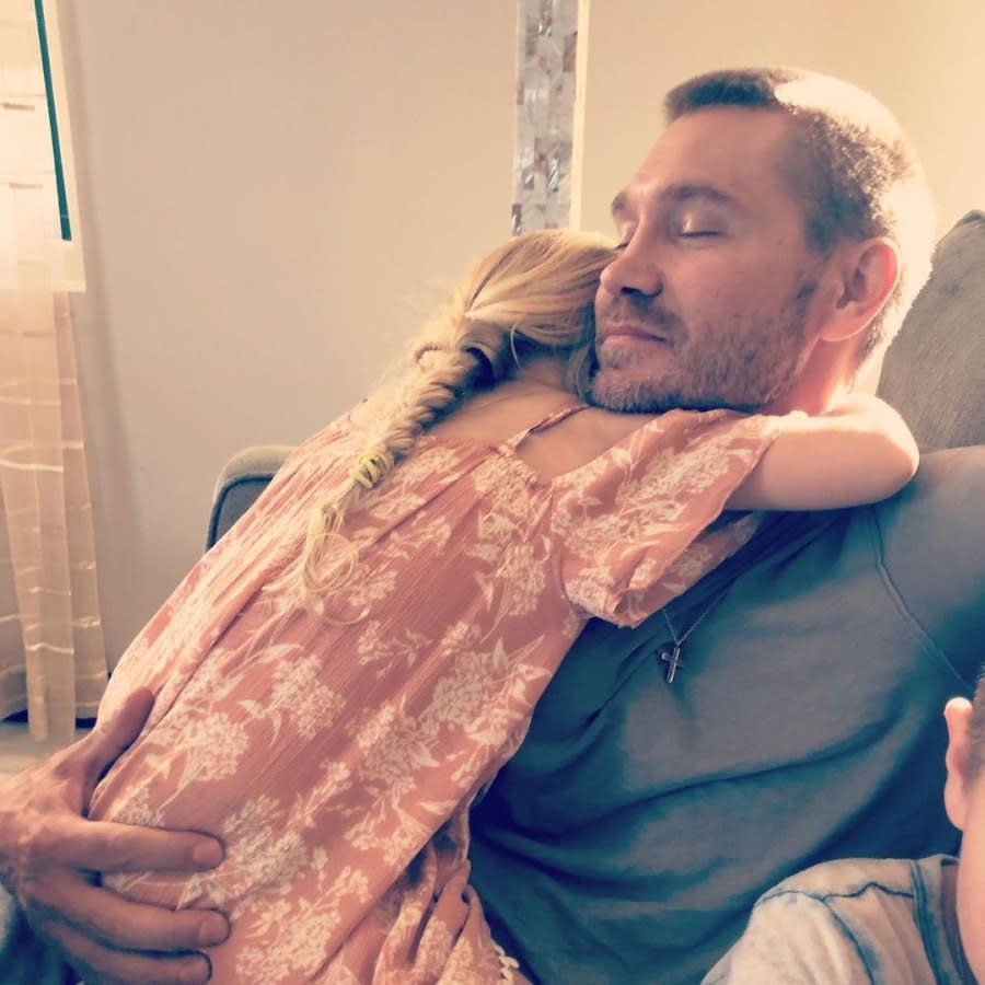 Chad Michael Murray Shares Rare Look at Daddy Duty Snuggling 2 Kids