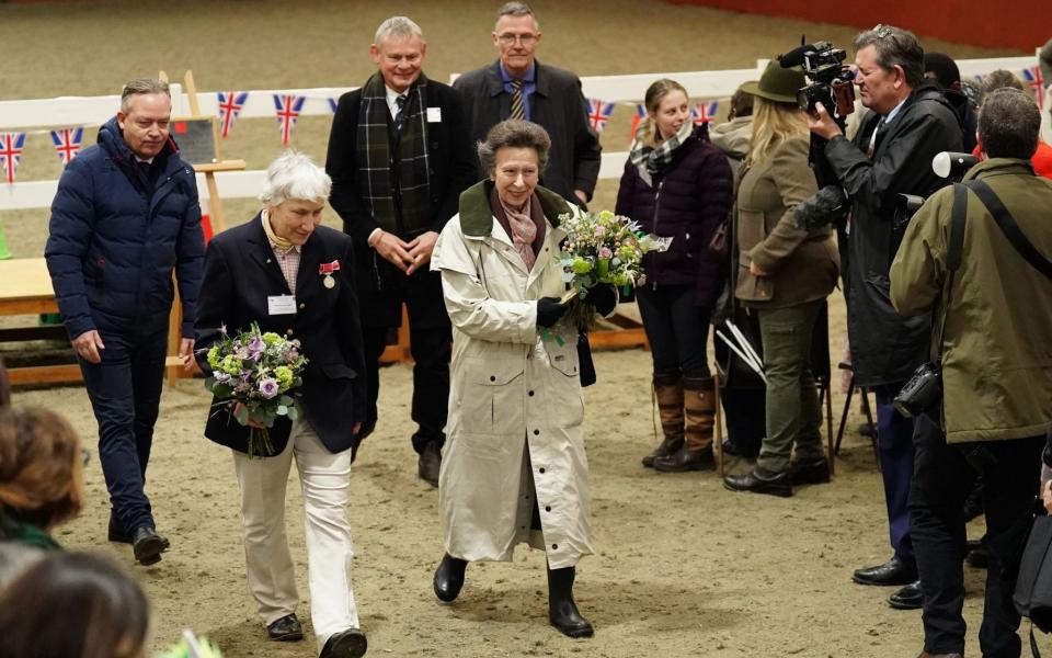 The Princess sees how the centre is benefiting children and people in the local area through riding and equine therapy