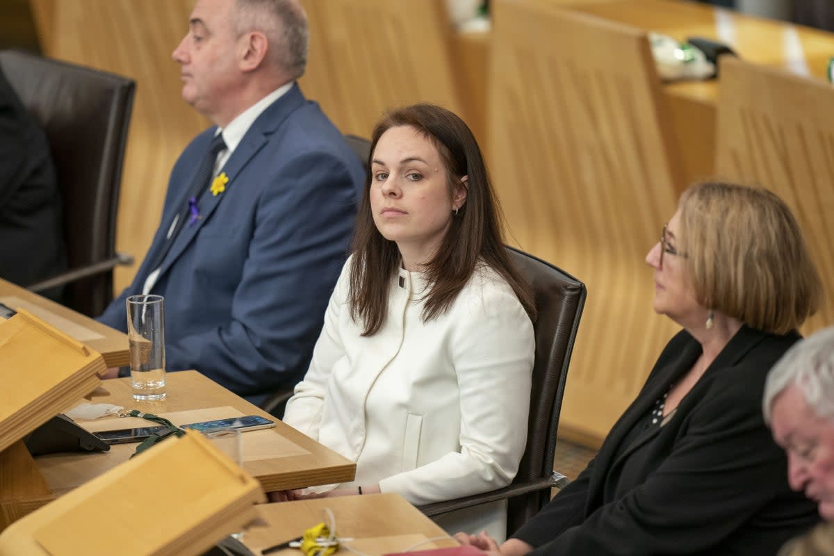 SNP MSP and former party leadership contender Kate Forbes said it was a ‘pretty critical moment’ for the party. (Jane Barlow/PA)