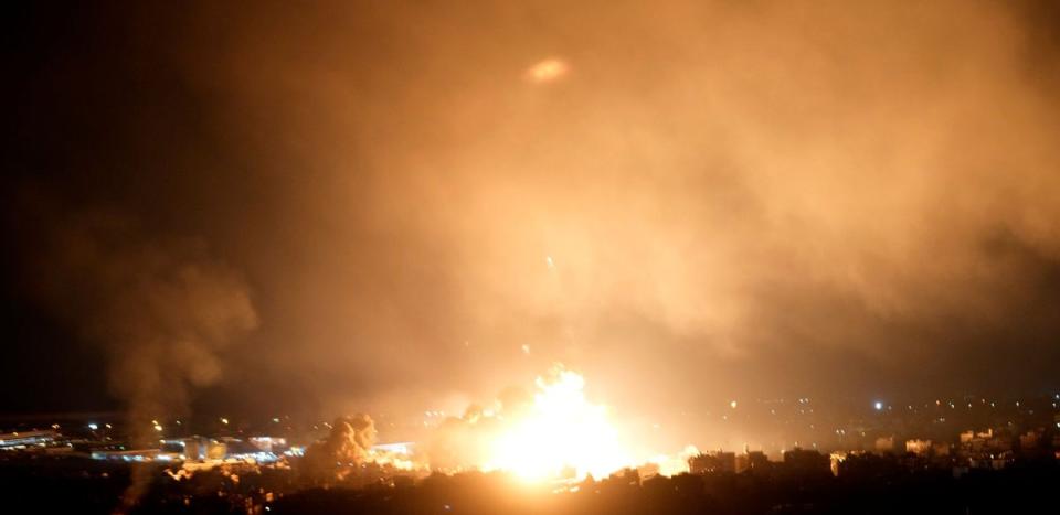 Huge blasts close to Beirut’s international airport as Israel renews air strikes