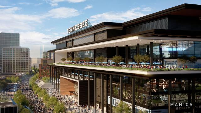 Front Office Sports on X: Details behind the Tennessee Titans' proposed  $2.1 billion stadium: ▪️ 1.7 million sq. ft. ▪️ Capacity of 60,000 ▪️  Exterior terraces, panoramic porches ▪️ High-tech ETFE translucent