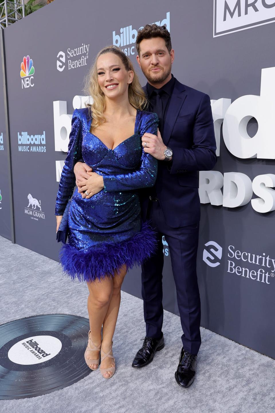Luisana Lopilato and Michael BublÃ© attend the 2022 Billboard Music Awards at MGM Grand Garden Arena on May 15 2022 (Getty Images for MRC)