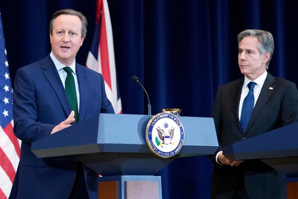 The US and UK remain in ‘lockstep’ said Secretary Blinken (AP)