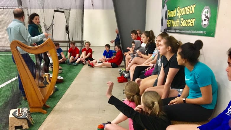 Island students celebrate Irish culture through song and sport