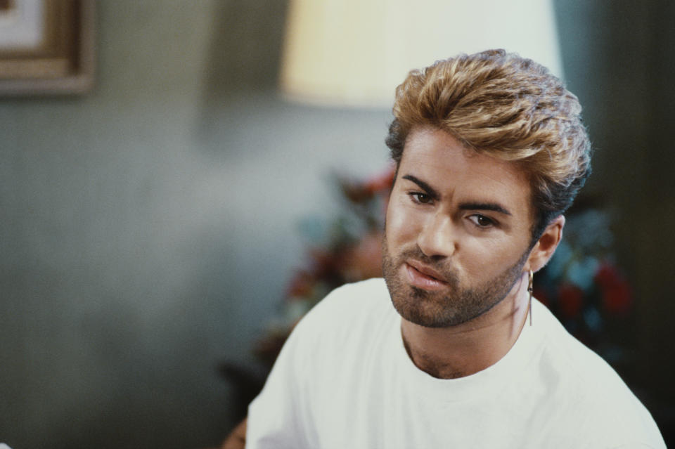 English singer and songwriter George Michael pictured during the Japanese/Australasian leg of his Faith World Tour, February-March 1988