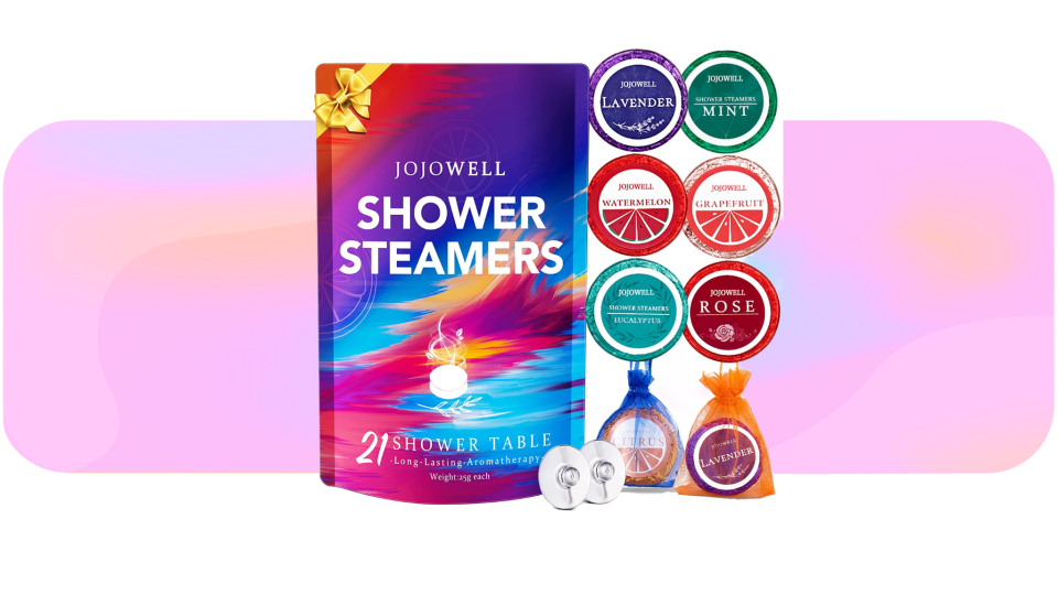 Enjoy a relaxing shower with the Jojowell Shower Steamers.