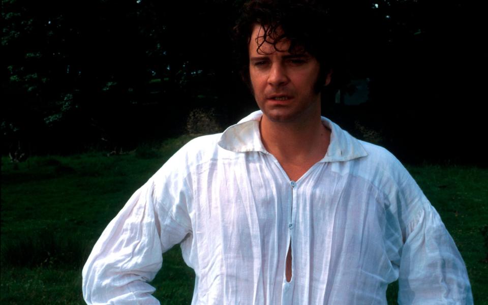 Colin Firth as Mr Darcy in Pride &amp; Prejudice - BBC