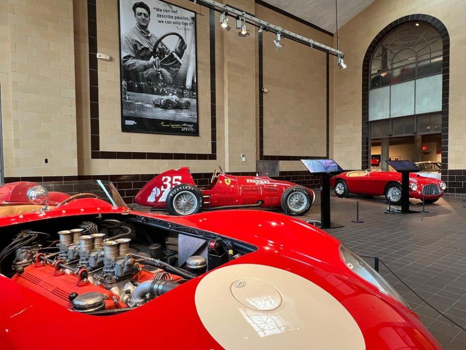 ferrari exhibit at the saratoga auto museum