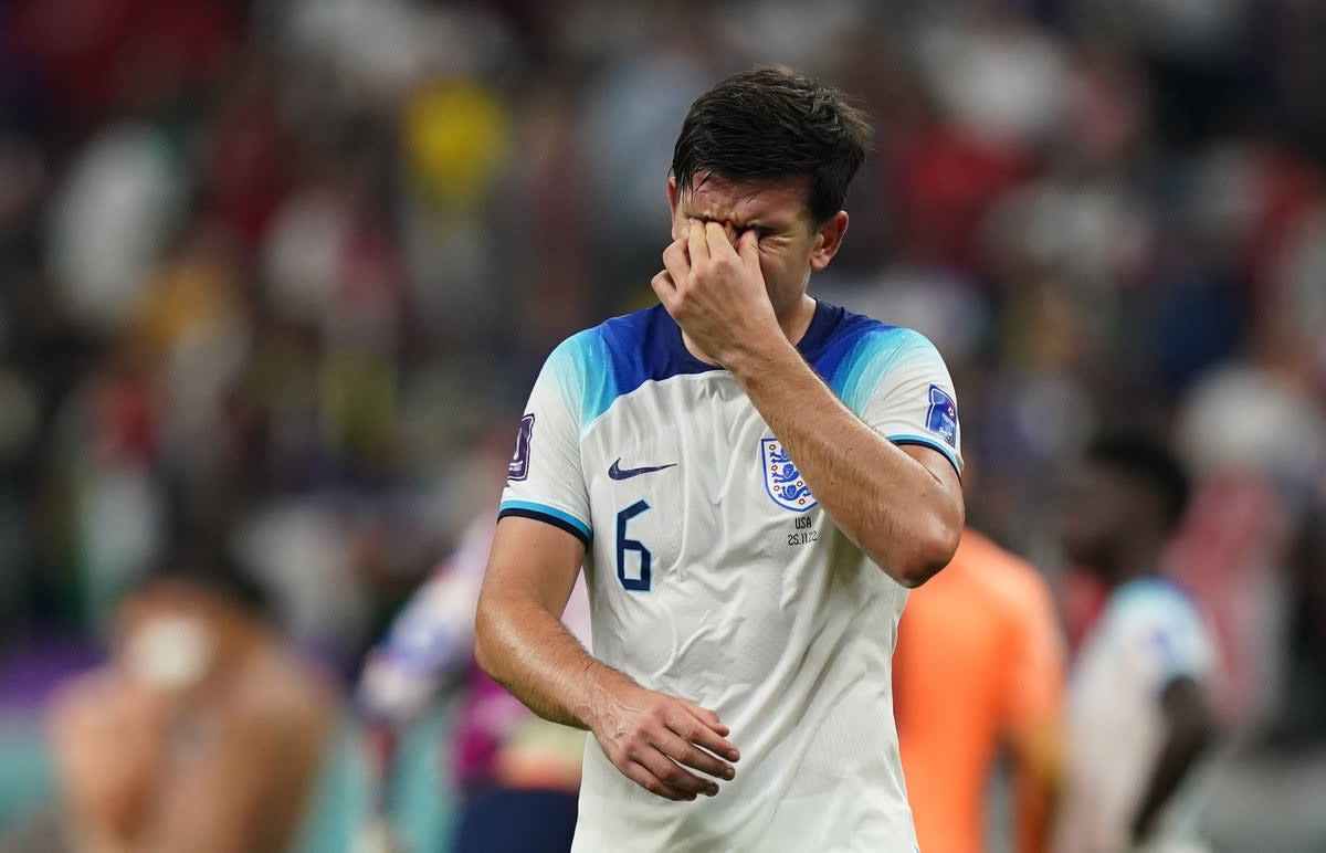 Harry Maguire sums up what it was like to watch England vs USA (PA)