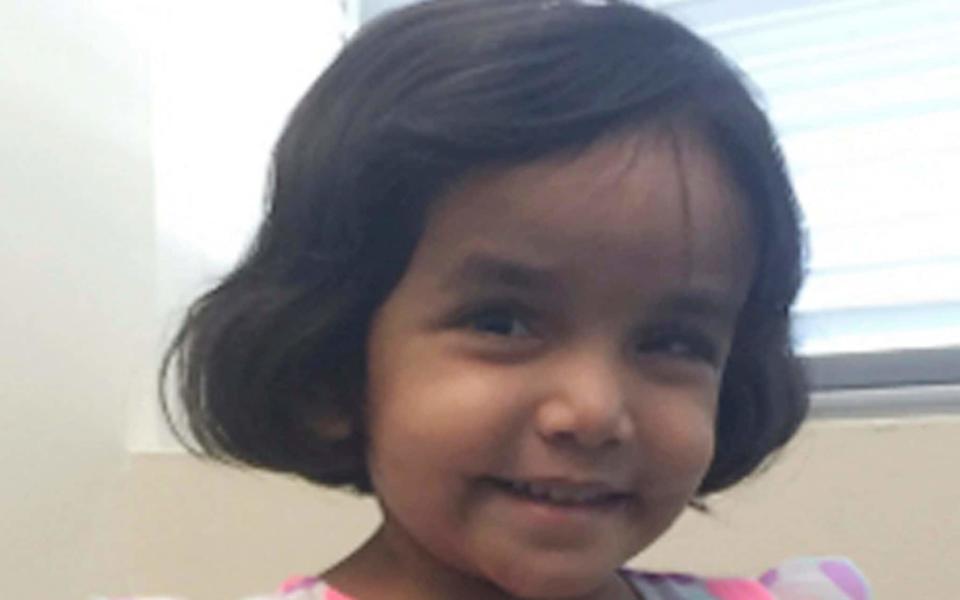 Sherin Mathews, who has been missing since October 7 - Richardson Texas Police Department