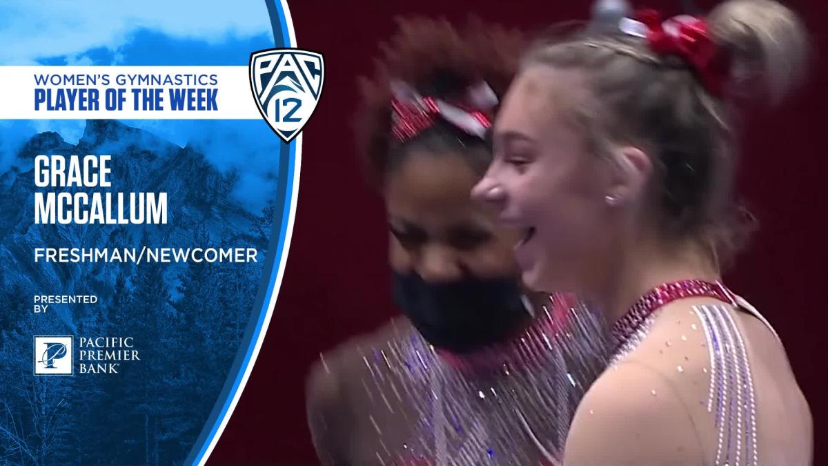 No. 2 Utah's Grace McCallum is the Pac12 Gymnastics