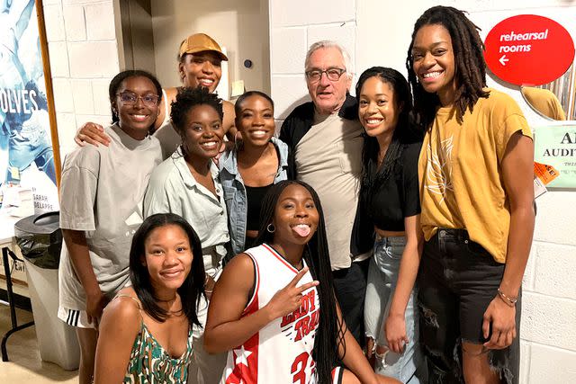 <p>Charles M. Turner III</p> Robert De Niro and the cast of <em>FLEX</em> at Lincoln Center Theater's Mitzi E. Newhouse Theater in New York City on Aug. 16, 2023