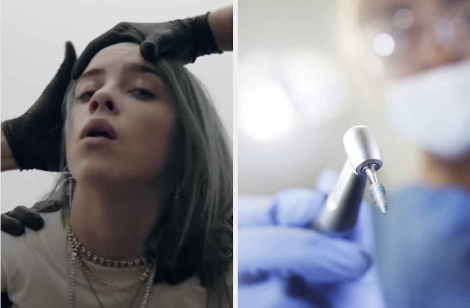 Billie Eilish and a dental drill