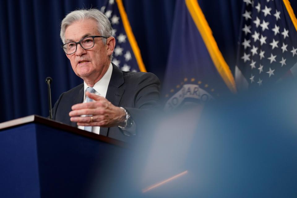 Federal Reserve Chairman Jerome Powell speaks at a news conference following a Federal Open Market Committee meeting, Wednesday, Nov. 2, 2022, in Washington.