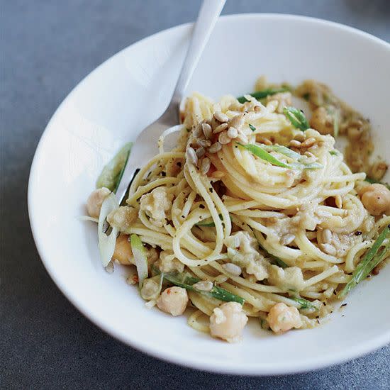 Spaghetti with Smoky Eggplant Sauce