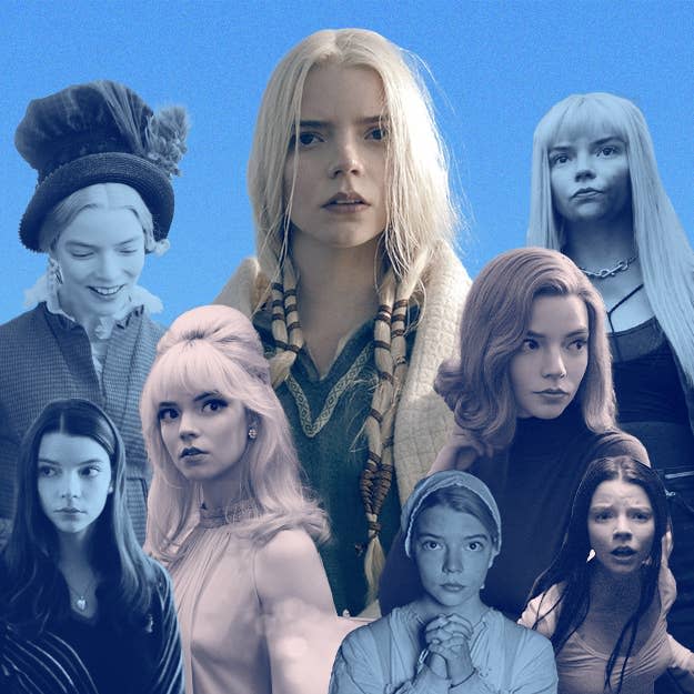 A collage of Anya Taylor-Joy's roles