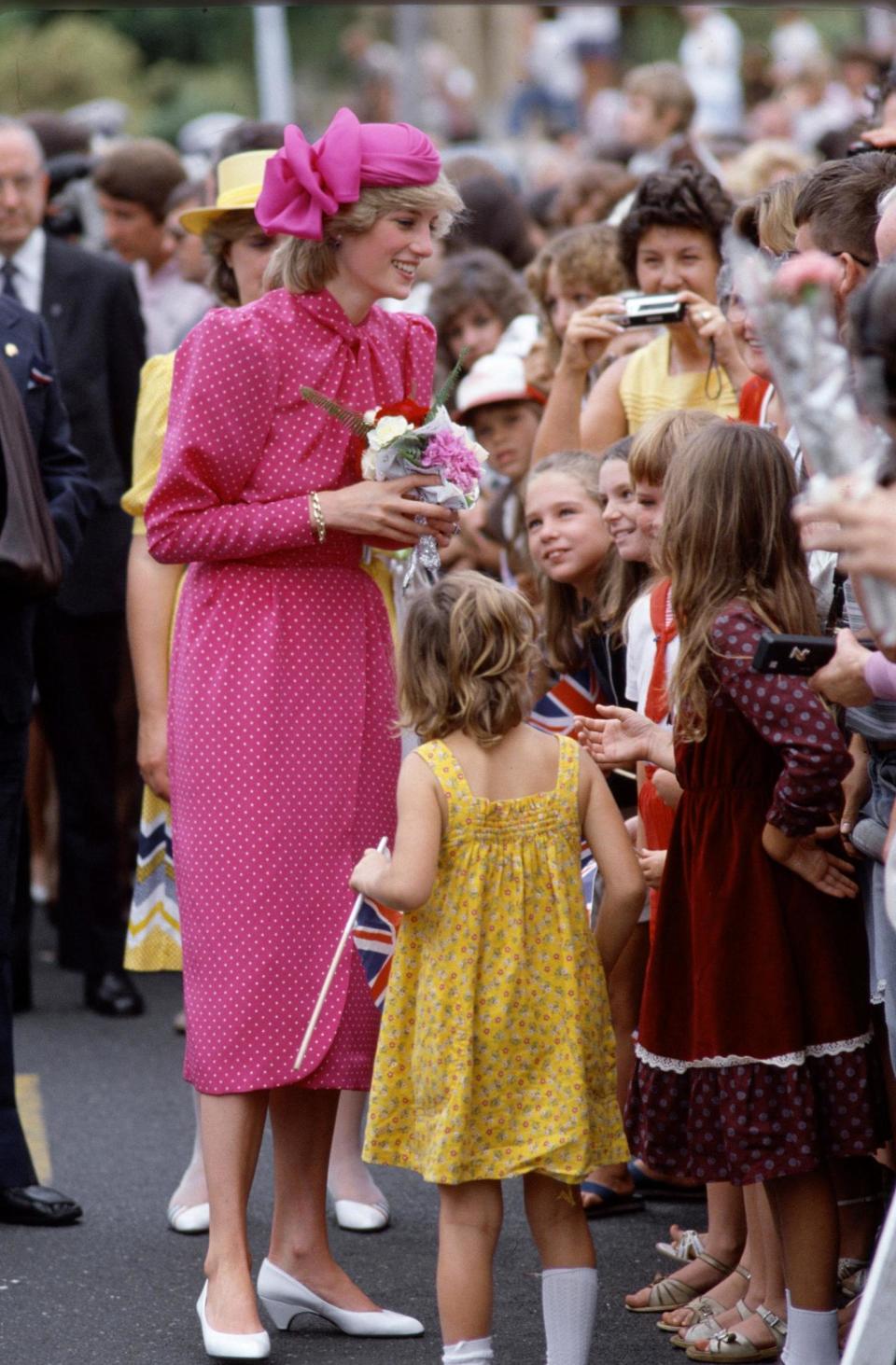 Princess Diana meeting the public (Rex Features)