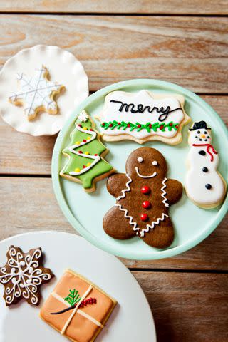 <p>Gabriela Herman</p> Bird Bakery crafts festive cookies.