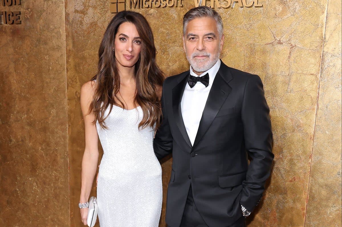 George and Amal Clooney hosted the celeb-heavy event  (Getty Images)