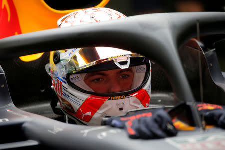 FILE PHOTO: Formula One F1 - Spanish Grand Prix - Circuit de Barcelona-Catalunya, Barcelona, Spain - May 11, 2019 Red Bull's Max Verstappen during practice REUTERS/Jon Nazca/File Photo