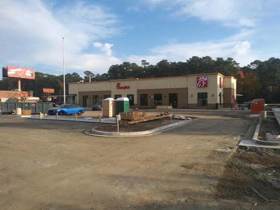 A new Chick-fil-A restaurant will soon open near the Myrtle Beach Mall in the Briarcliffe Acres area.