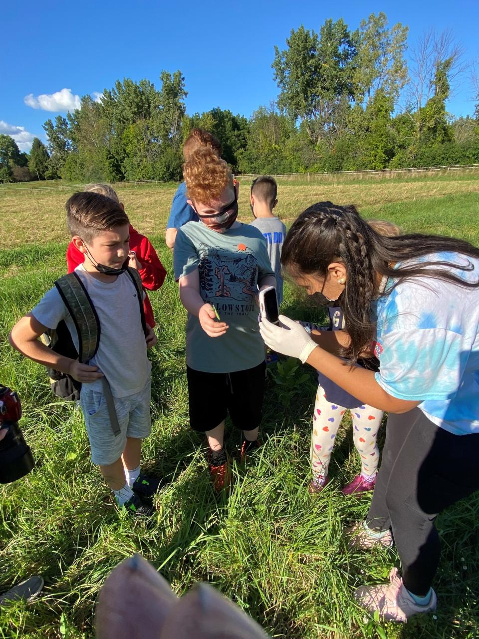 The Thistle and Shamrock 4-H Clubs participate in outdoor education activities.