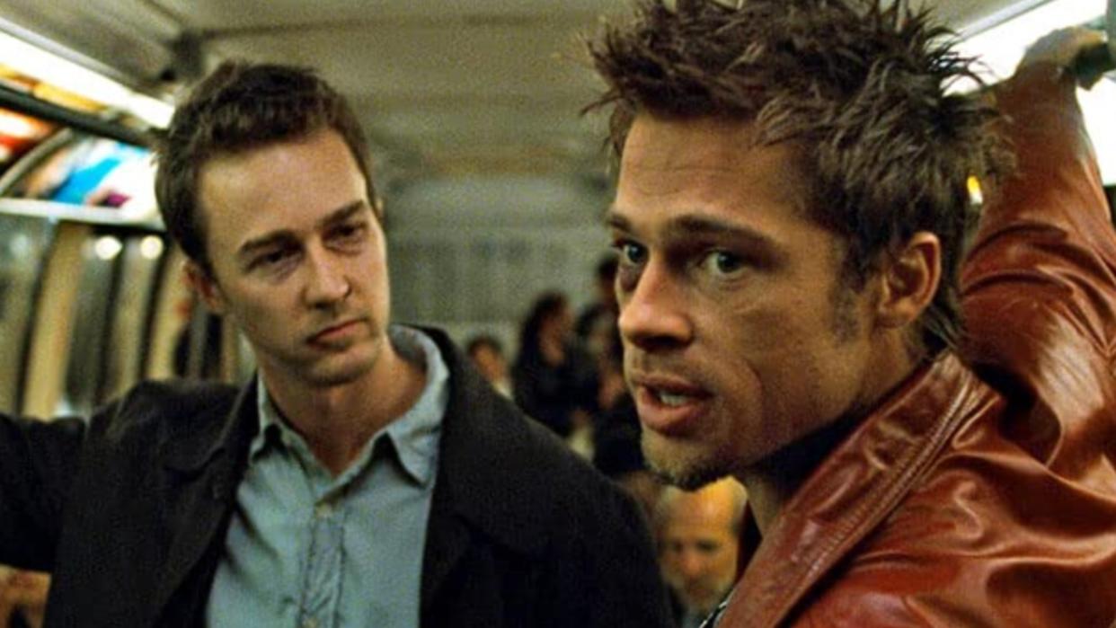  Brad Pitt as Tyler Durden in Fight Club 