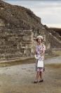 <p>Queen Elizabeth really made the case for bright white purses in '75—she was often spotted with this bag and similar ones when traveling and attending official events. Here, she brought the accessory with her on a visit to Mexico. </p>
