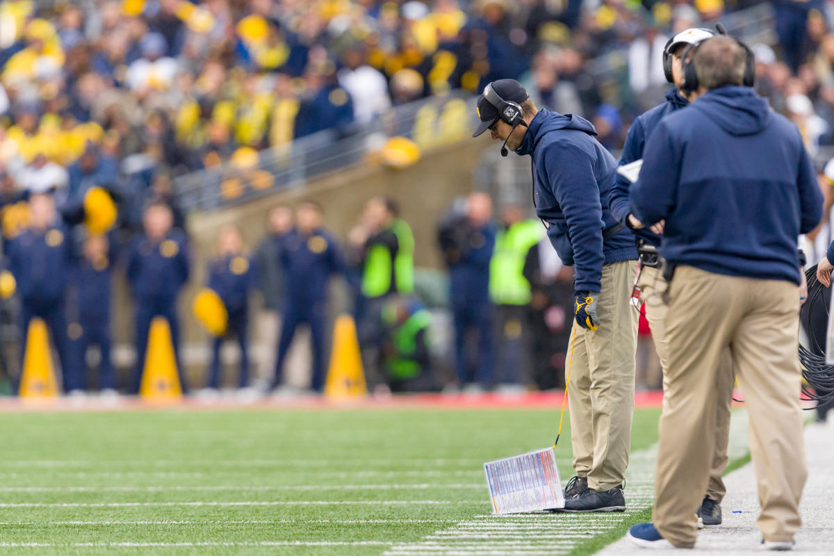 The Athletic on X: FINALLY 🙌 Michigan beats Ohio State for the first time  since 2011 and the first time under Jim Harbaugh. The College Football  Playoff rankings have been turned upside