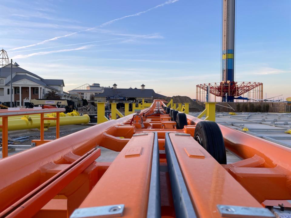 The new Wild Mouse roller coaster will be part of Cedar Point's new Boardwalk area.