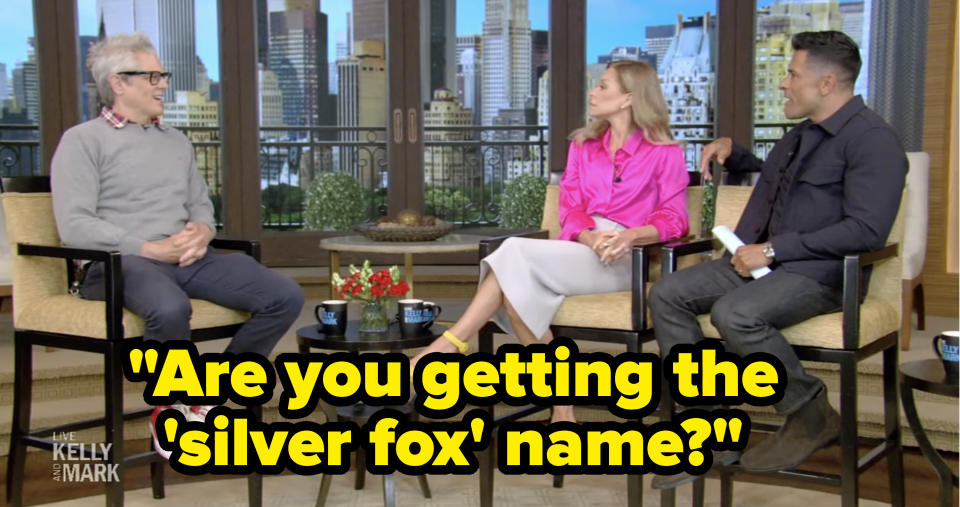 "Are you getting the 'silver fox' name?"