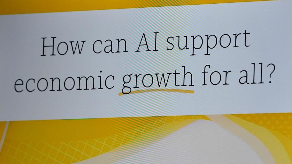 A poster on AI