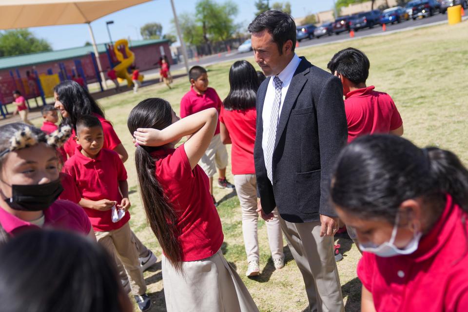 Tony Alcala, principal of Galveston Elementary School, said he and the teachers are working to make up for learning lost during the COVID-19 pandemic.