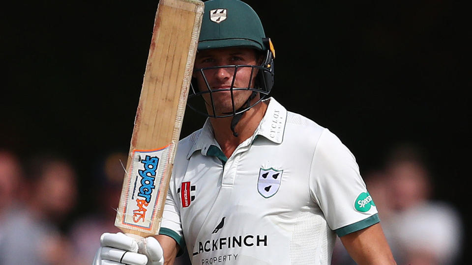 Charlie Morris also made a half-century for Worcestershire. (Photo by Matthew Lewis/Getty Images)