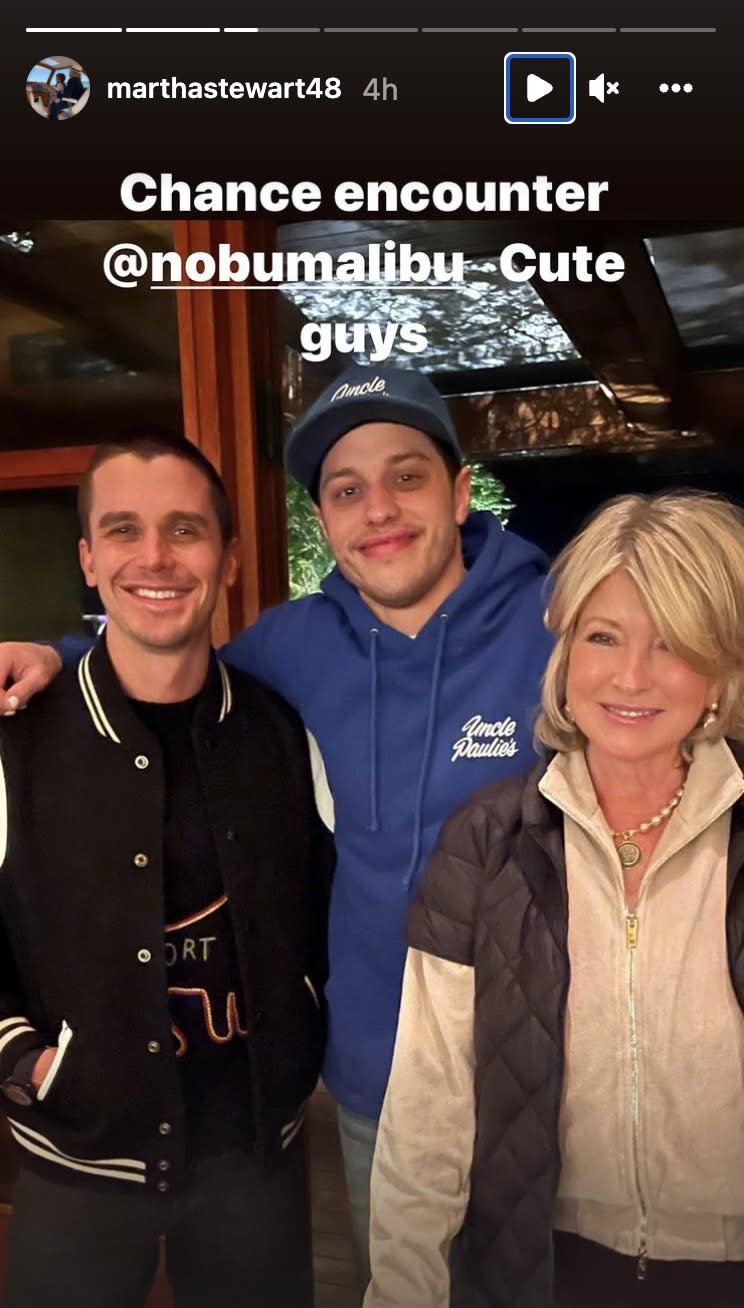 Antoni porowski, pete davidson, martha stewart