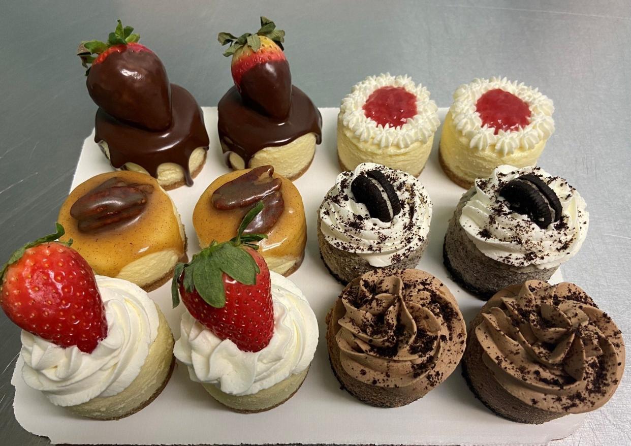 "Sylvia's Bite-size Beauties" (pictured) along with "Dainty" palm-size gourmet, fresh-from-scratch cheesecakes are the specialty of the recently opened Dainty Cheesecake Company at 3061 Philips Highway, No. 102.