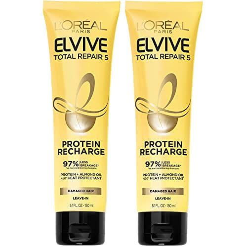 15) Elvive Total Repair 5 Protein Recharge Leave-In Conditioner