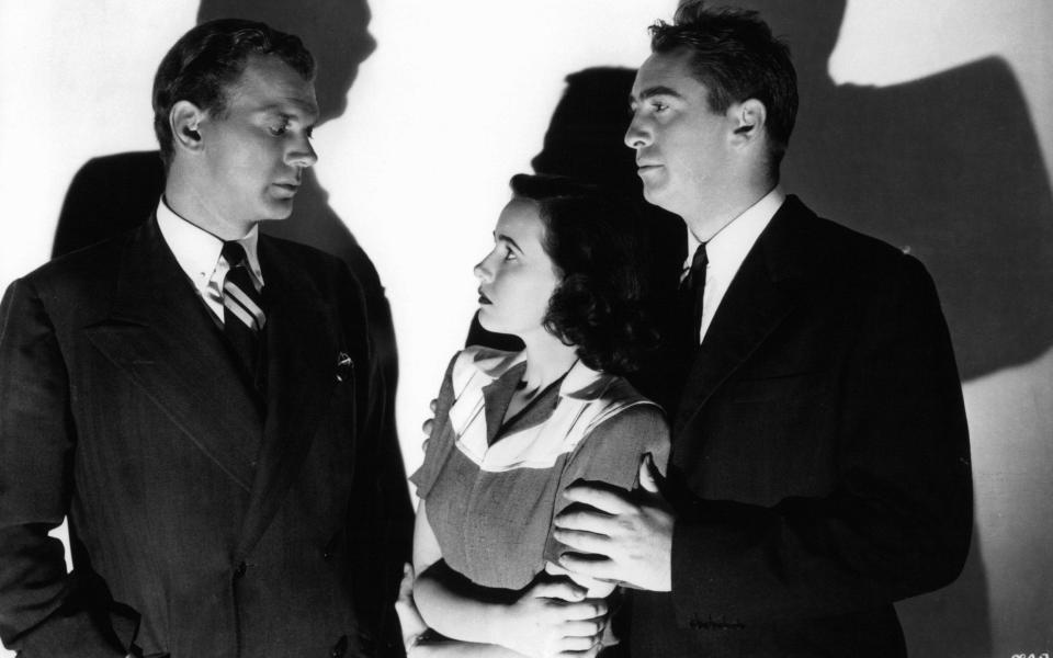 A menacing stare: Joseph Cotten as the villainous Uncle Charlie with Teresa Wright as his niece Charlie and Hume Cronyn as Herbie Hawkins - Universal/Getty Images