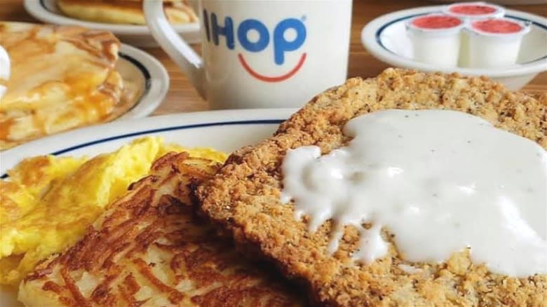 Chicken Fried Steak on plate