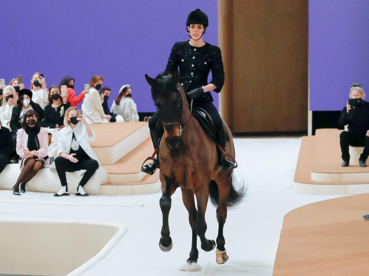 Chanel : Runway - Paris Fashion Week - Haute Couture Spring/Summer 2022 (Stephane Cardinale / Corbis via Getty Images)