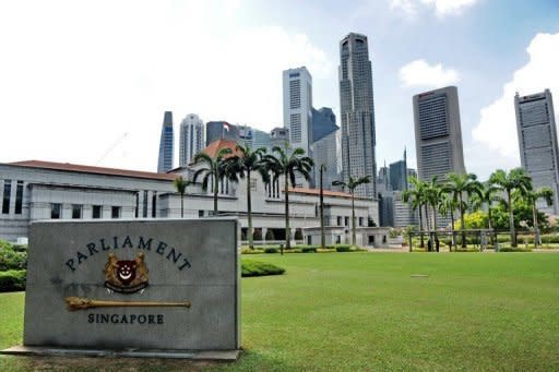 The Parliament House compound in Singapore, pictured in January 2012. The Singapore parliament has passed legal reforms abolishing mandatory death sentences in some drug trafficking and murder cases, giving fresh hope to dozens of inmates awaiting execution