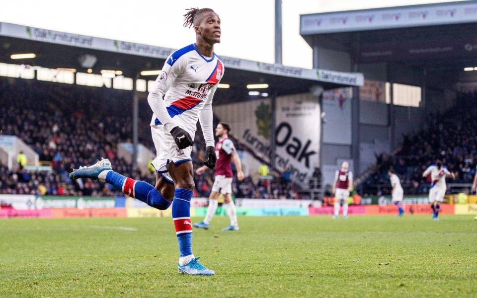 Wilfried Zaha withstood boos and boots at Burnley - Getty Images Europe
