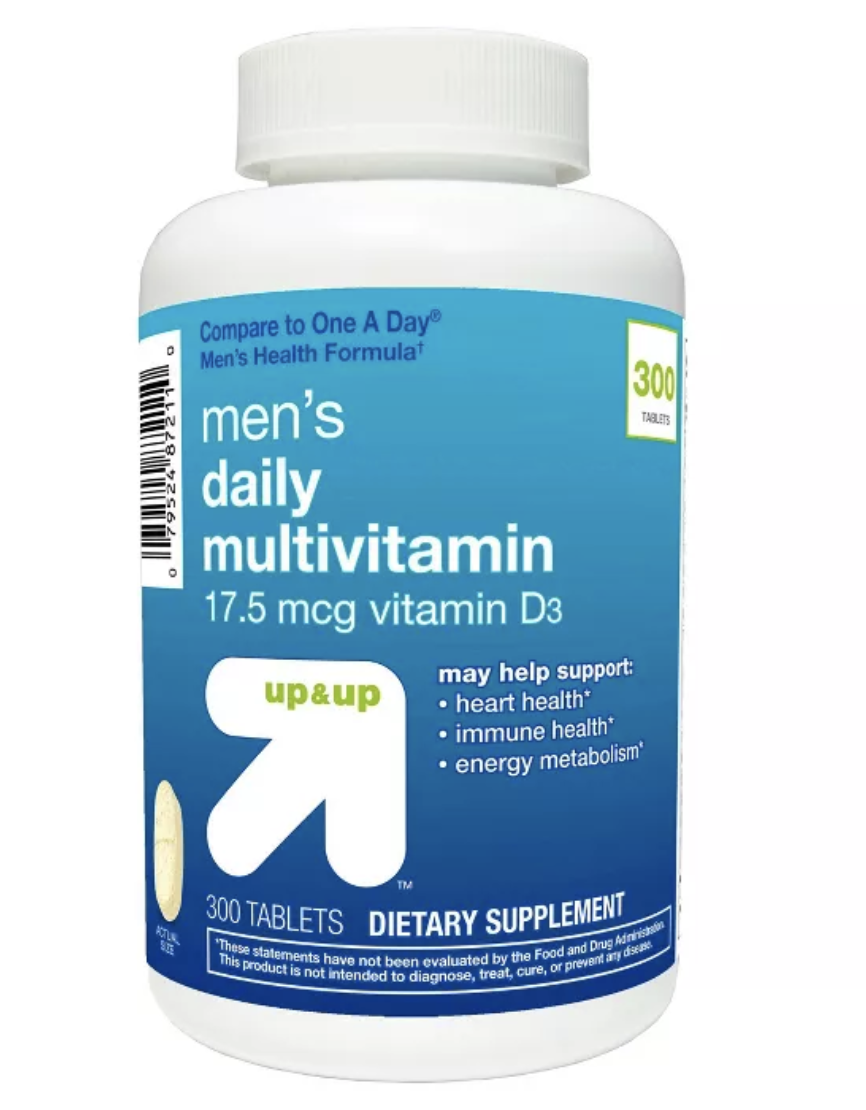 up & up men's daily multivitamin