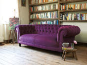 <p>Elegant, plush and distinctive in design, this plum-coloured sofa would make a stylish addition to a study or library. This striking piece of furniture reflects the wonderful style of a bygone era, yet is firmly in the contemporary fashion with its on-trend colour. </p><p><strong>BUY NOW:</strong> <a rel="nofollow noopener" href="https://www.sofaworkshop.com/sofa/grande-dame" target="_blank" data-ylk="slk:Grande Dame Large Sofa in Luscious Plum, from 2,589, Sofa Workshop;elm:context_link;itc:0;sec:content-canvas" class="link ">Grande Dame Large Sofa in Luscious Plum, from 2,589, Sofa Workshop</a></p>