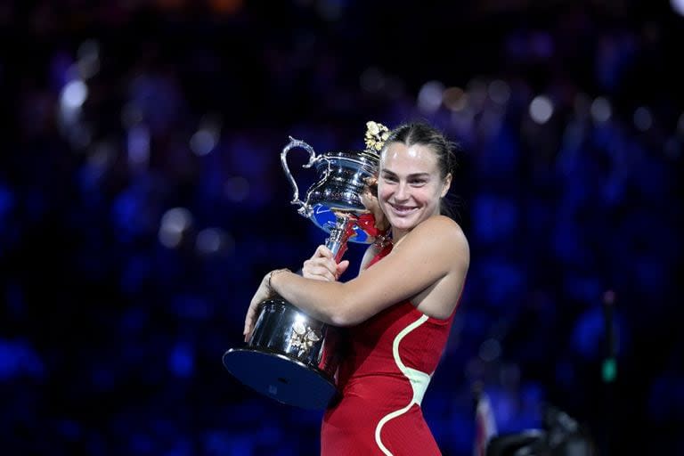 Aryna Sabalenka, campeona del Australian Open en dos oportunidades: 2023 y 2024 (foto)