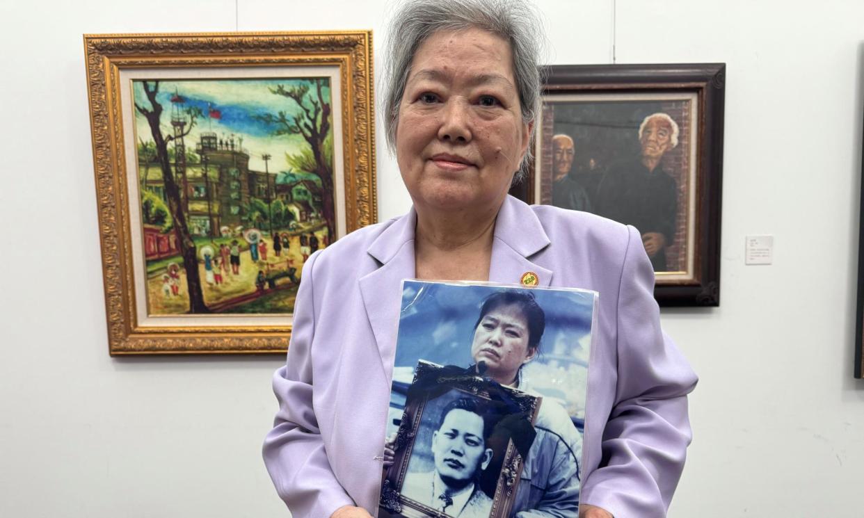 <span>Lin Li-cai's father was murdered by KMT government troops in Taiwan, in what is now known as the 2-28 massacres which began on 28 February 1947.</span><span>Photograph: Helen Davidson/The Guardian</span>